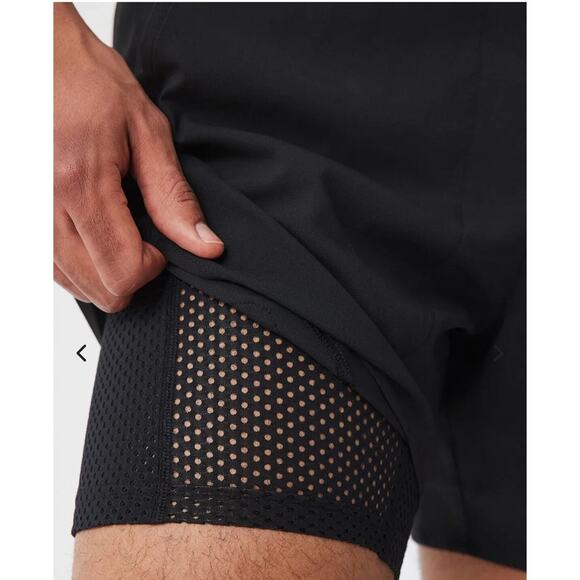 Outdoor Voices Men's Size X-Small SolarCool 7" Beach Shorts Hibiscus Orange NWOT - Picture 9 of 9